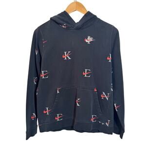 Nike Hoodie Sportswear Club Fleece Graphic Sweatshirt Men S Black Retro Y2K